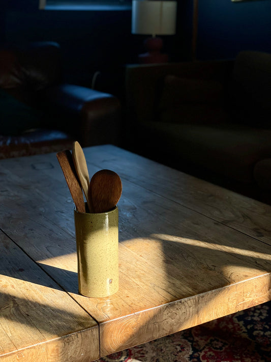 Cylinder Vase - Olive Green