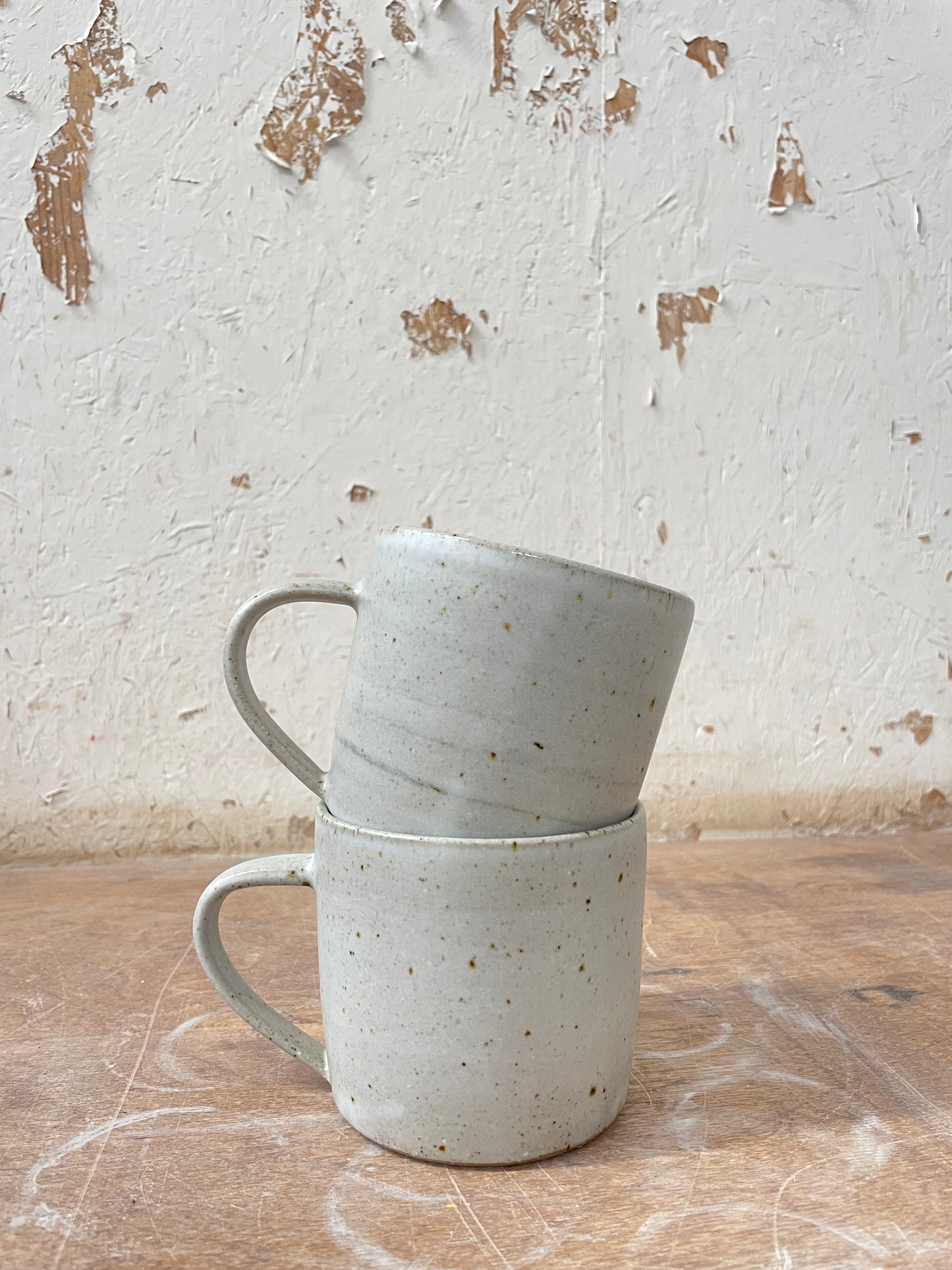 The Daily Mug - Speckled White