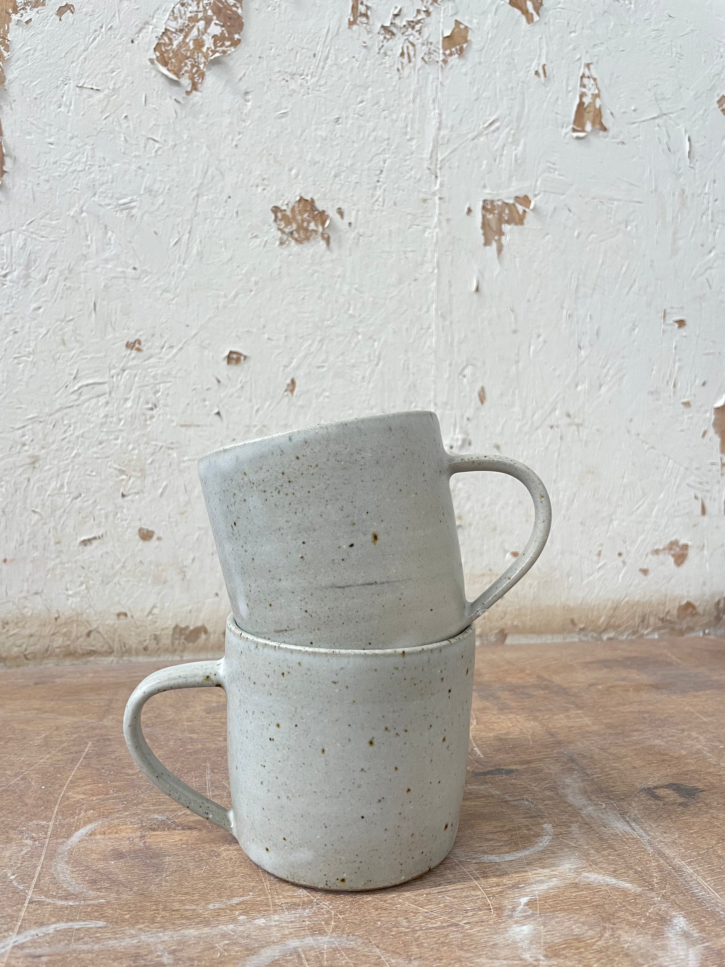 The Daily Mug - Speckled White
