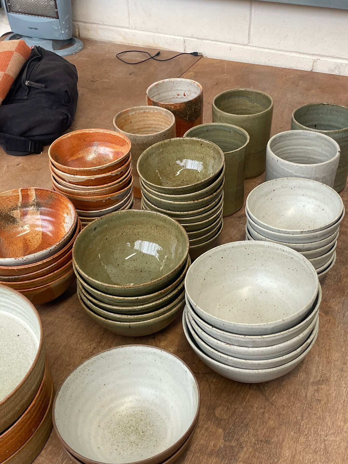 Cereal Bowl - Speckled Ash White